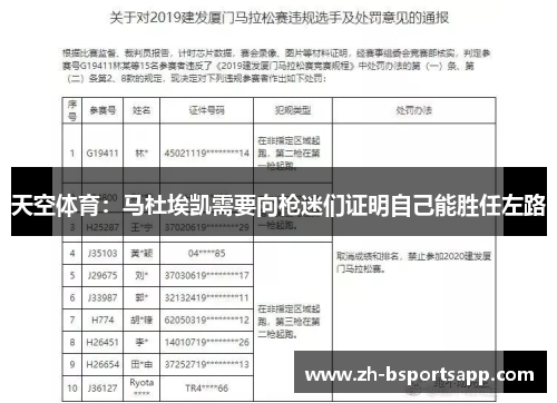 天空体育：马杜埃凯需要向枪迷们证明自己能胜任左路